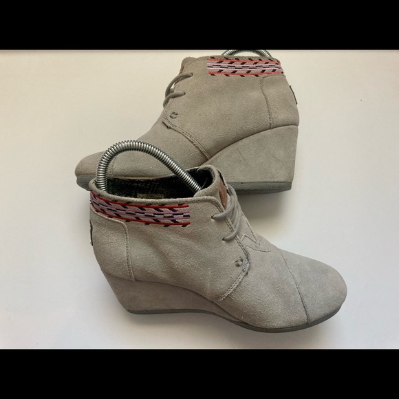Toms Kala Desert Wedge Bootie Womens 